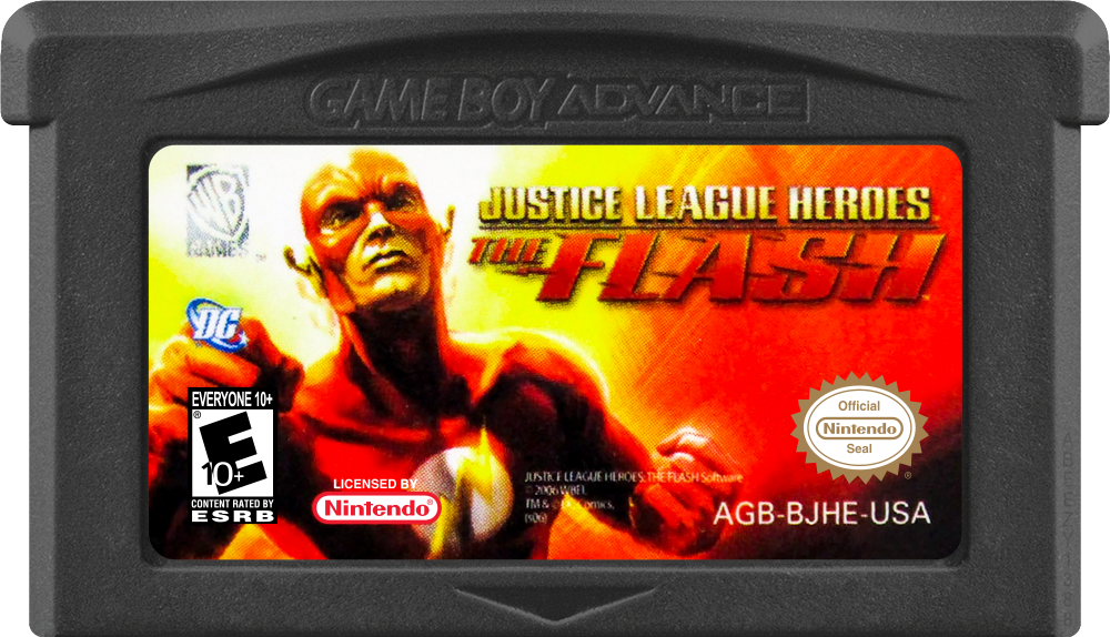 Justice League Heroes: The Flash media 7 for GameBoy Advance